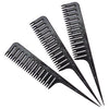 Set of 3 black Highlighting combs to make weaving easy, weave a full head in minutes. Set of 3